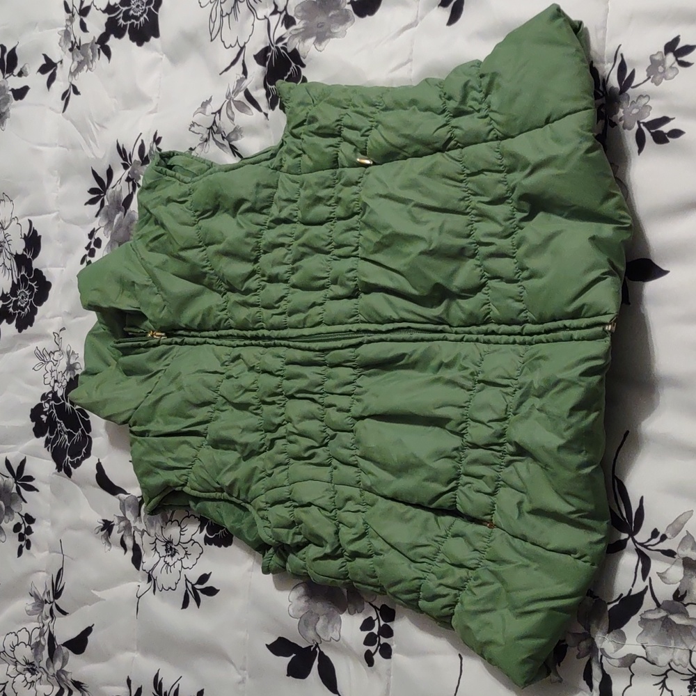Women's green vest